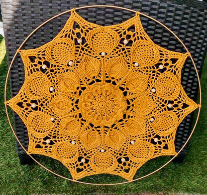 Mandala "Ayola" met pareltjes