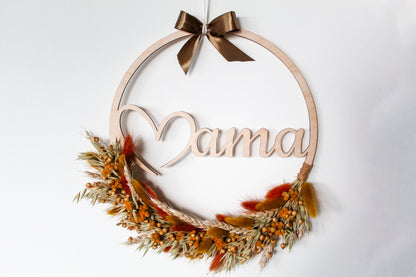 Flowerhoop "mama" - Brown