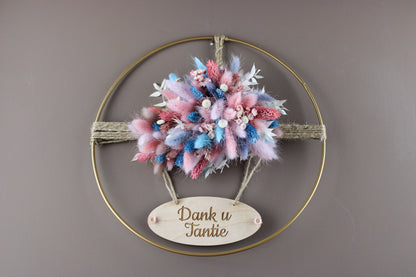 Flowerhoop "dank u tantie"